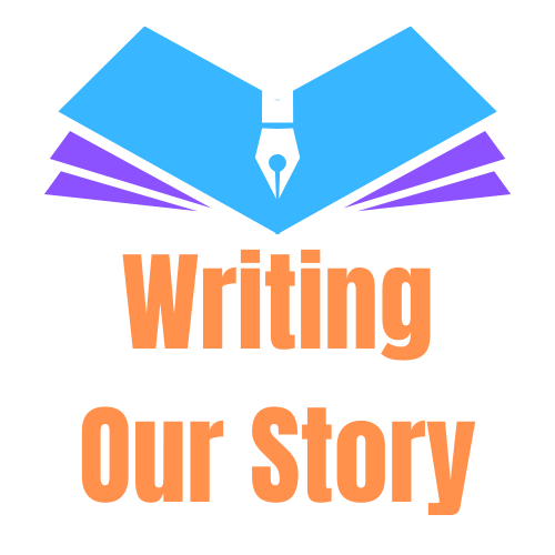 writing our story logo